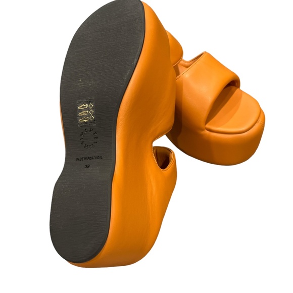 Simon Miller Orange Platform Sandals - Picture 7 of 8